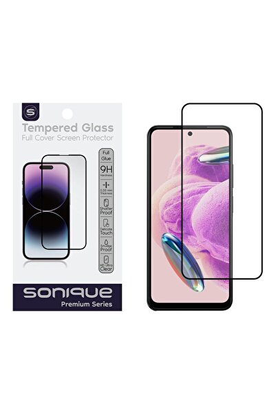 Sonique Hardy Glass Premium Series HD Full Cover 9H Xiaomi Redmi Note 12s Μαύρο