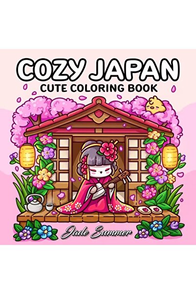 Choice9 A Cozy Japan: Cute Coloring Book for Adults and Teens with Charming C...