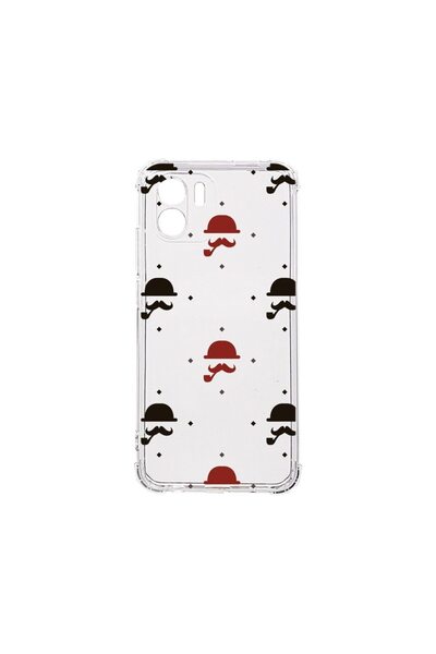 bestcase Αντικραδασμική Θήκη 1.5MM, Συμβατή με Xiaomi Redmi A2, Σχέδιο Μουστά...