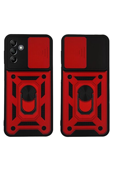 Sonique Θήκη Ring Armor CamPro για Samsung Galaxy A14 4G / Galaxy A14 5G Κόκκινο