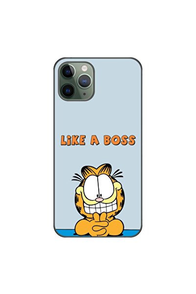 OEM Husa compatibila cu Apple iPhone 11 Pro Max Silicon Gel Tpu Model Garfiel...