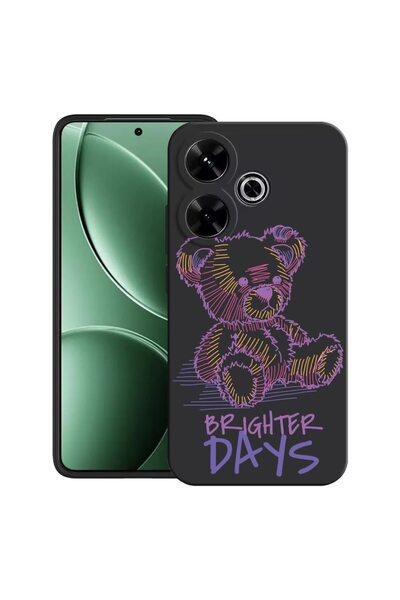 bestcase Husă pentru Xiaomi Redmi 13x cu design Ursuleț de pluș Zile mai lumi...