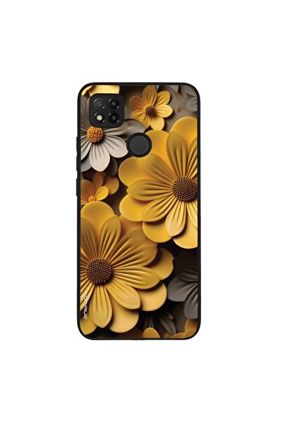 Sonique Θήκη 3D Flower Series για Xiaomi Redmi 9C / Redmi 10A Κίτρινο