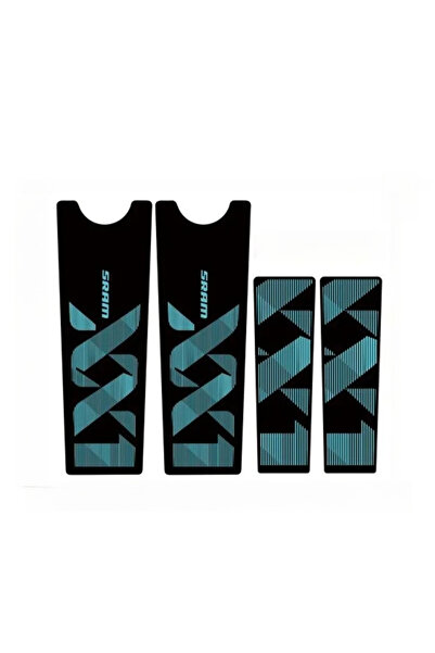 choice2 مجموعة ملصقات SRAM XX1 ملونة من 4 قطع، ملصقات أنيقة لدراجات هوائية، أ...