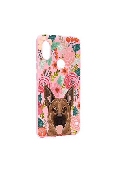 bestcase Θήκη Xiaomi Redmi Note 6 Pro, Σχέδιο σκύλου και λουλουδιών, Ανθεκτικ...