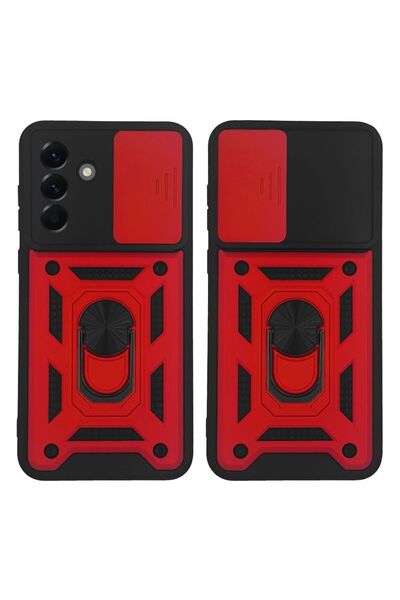 Sonique Θήκη Ring Armor CamPro για Samsung Galaxy A56 5G Κόκκινο