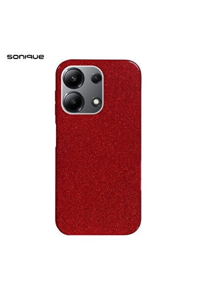 Sonique Θήκη Σιλικόνης Shiny Xiaomi Redmi Note 13 4G Κόκκινο