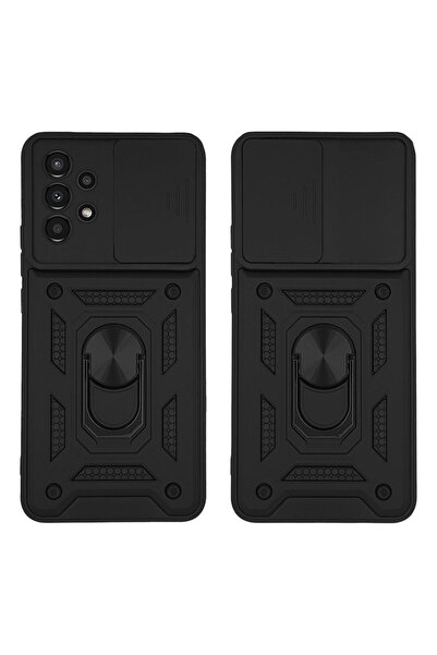 Sonique Θήκη Ring Armor CamPro για Samsung Galaxy A13 4G Μαύρο