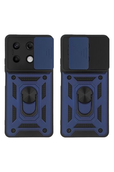Sonique Θήκη Ring Armor CamPro για Xiaomi Redmi Note 13 5G Μπλέ