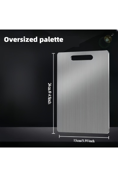 Choice 1pc Extra Large Stainless Steel Paint Palette,Durable Mixing Tray for ...