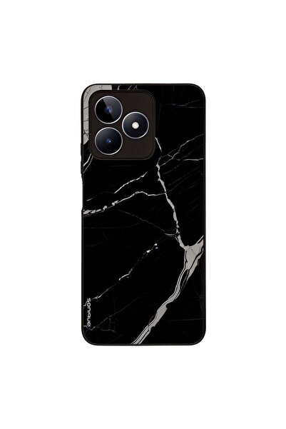Sonique Θήκη Marble Series για Realme C51 / Realme C53 / Realme Note 50 4G Μαύρο