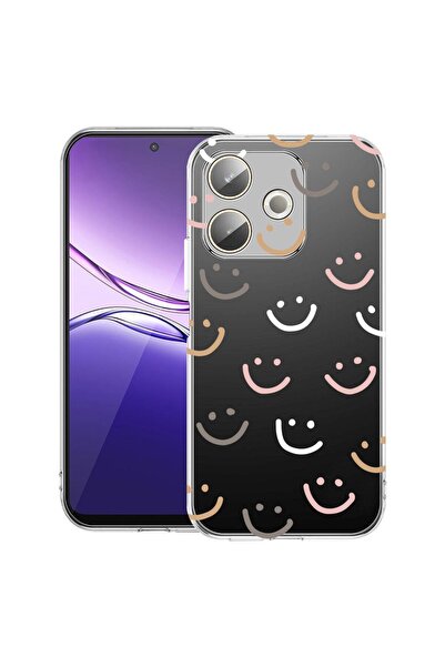 bestcase ¬Æ Husa Clear Silicon pentru OPPO A5 Pro 5G, Smile Please, 2042415 T...