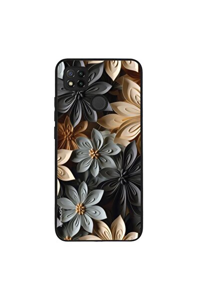 Sonique Θήκη 3D Flower Series για Xiaomi Redmi 9C / Redmi 10A Γκρι