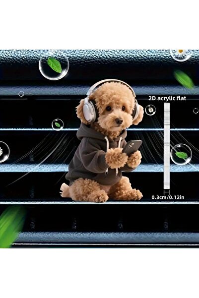 Choice A3 NEW Acrylic Car Vent Clip Aromatherapy Air Freshener Holder 2D Deco...