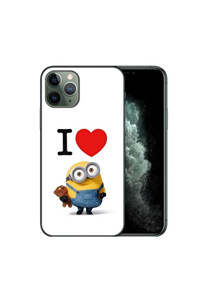 OEM Husa compatibila cu Apple iPhone 11 Pro Max Silicon Gel Tpu Model I Love ...