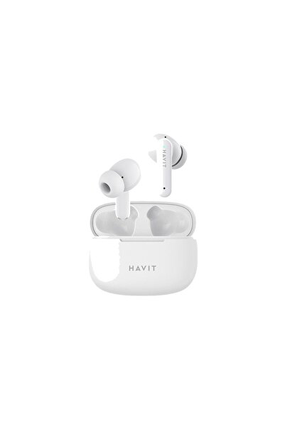 Havit Ακουστικά Bluetooth TW967 με Θήκη Φόρτισης Λευκό