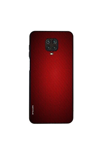 Sonique Θήκη Carbon Series για Xiaomi Redmi Note 9S/9 Pro Κόκκινο