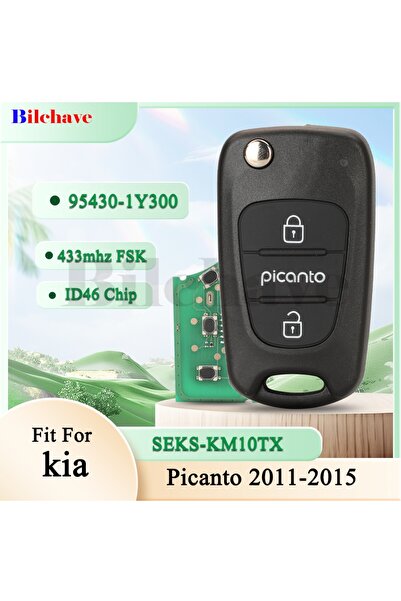Choice Full Key jingyuqin 433mhz FSK ID46 Chip 95430-1Y300 -KM10TX 3 Buttons ...