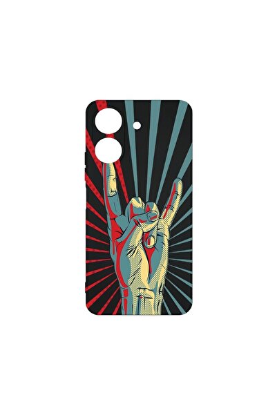 bestcase Λεπτή Θήκη Σιλικόνης 0.8MM, Συμβατή με Xiaomi Redmi 13C, Rock Festiv...