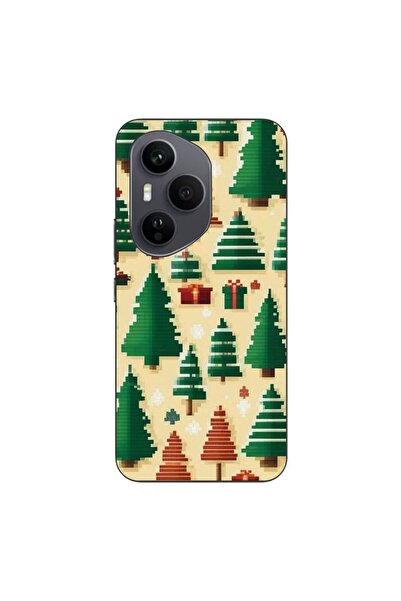 OEM Husa compatibila cu Honor 400 Pro Silicon Gel Tpu Model Pixel Art Christm...
