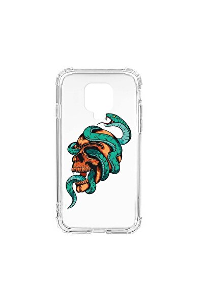 bestcase Husa Anti Shock Silicon Compatibila cu Xiaomi Redmi Note 9S, Skull, ...