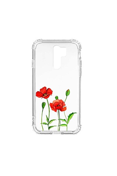 bestcase Husa Anti Shock Silicon Compatibila Cu Xiaomi Redmi 9, Red Poppy, Mi...