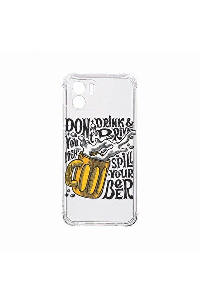 bestcase Противоударен калъф, Съвместим с Xiaomi Redmi A1, Не пийте и курайте...