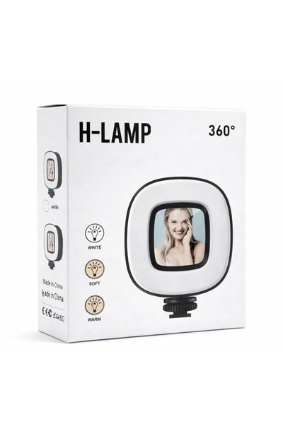 comse Mini Tripod Işığı Şarjlı Mini Led Işık 3 Modlu Renk Ayarlı Selfie Tripo...