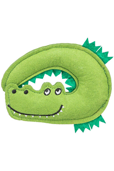 petbutik35 Crocodile Keçe oyuncak Kedi otlu