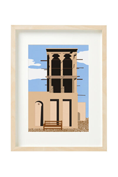Boomah Accessories Al Seef Dubai Creek Cultural Travel Digital Wall Art Poste...