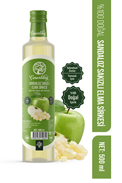 ÇINARLIBAĞ Doğal Sandaloz Sakızlı Elma Sirkesi 500 ML