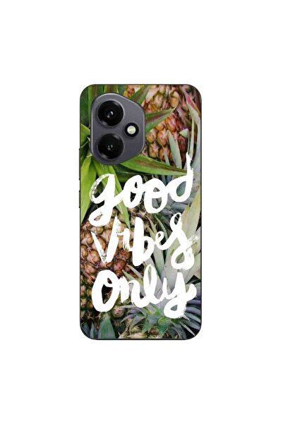 OEM Case compatible with Honor 400 Silicone Gel Tpu Model Good Vibes Only