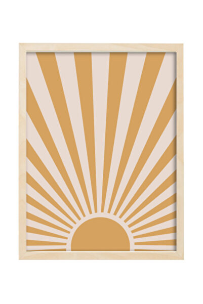 Boomah Accessories Sun Boho Minimalist Mid Century Modern Art Boho Décor Post...