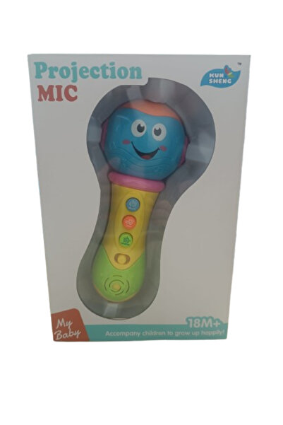 Kun Sheng Microfon de jucarie cu lumini si cantece, 18 luni +
