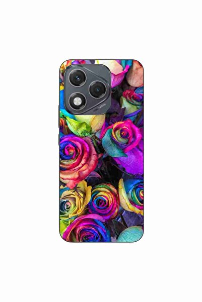 OEM Husa compatibila cu Honor 400 Lite Silicon Gel Tpu Model Trandafiri Colorati