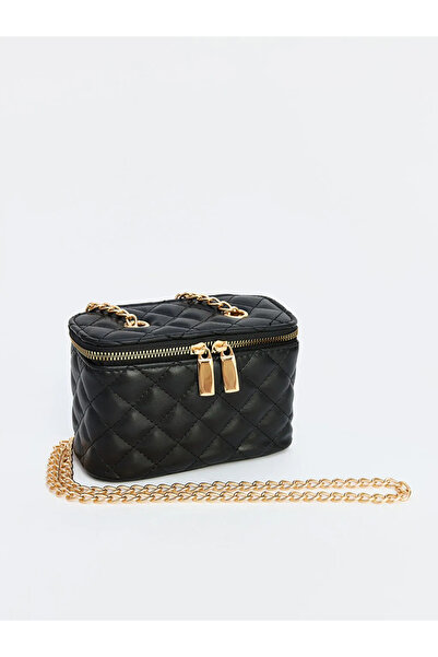 LC Waikiki Black Leather Look Women's Shoulder Bag