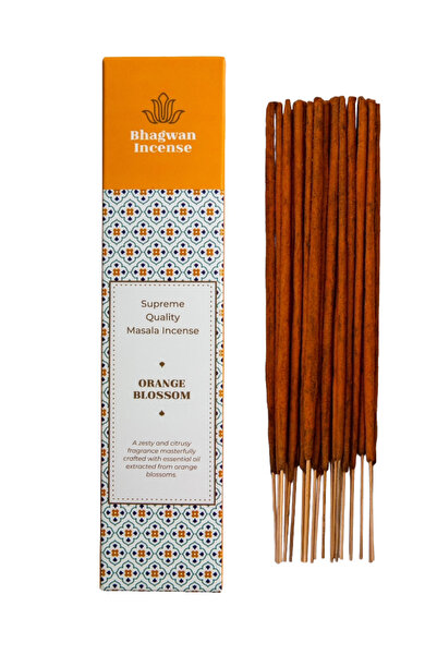 Bhagwan Incense Flori de Portocal - bețișoare parfumate masala naturale premi...