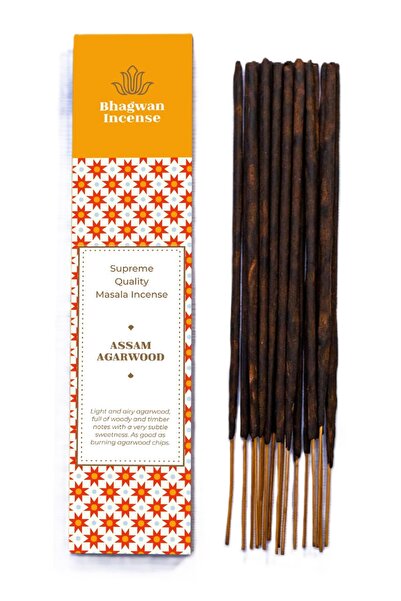 Bhagwan Incense Lemn de Agar de Assam - bețișoare parfumate masala naturale p...