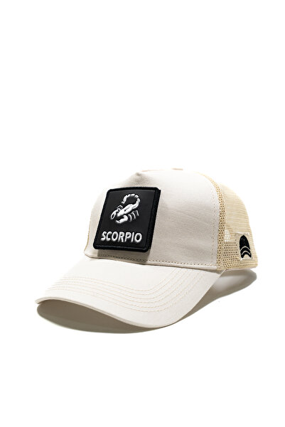 all hats Scorpio Sign Patch Detailed Mesh Cap |   Sports Hat Suitable for Dai...