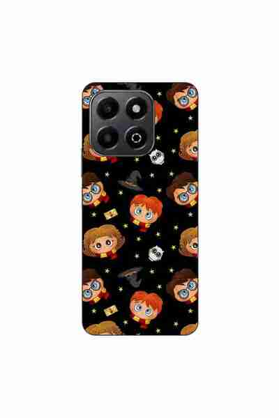 OEM Θήκη συμβατή με Honor X6b από σιλικόνη gel TPU με σχέδιο Harry Potter, Μαύρη