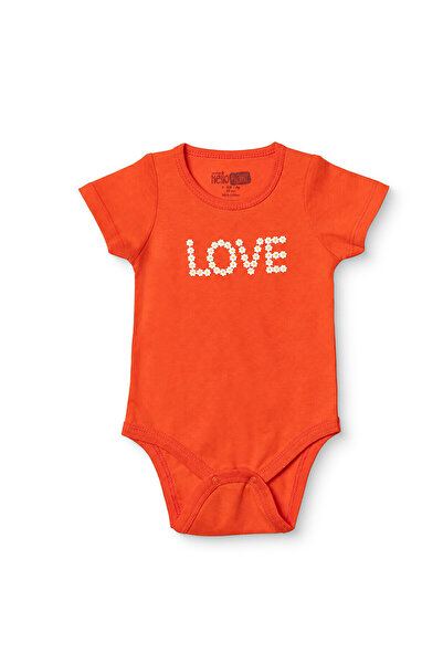 ebebek Hello Baby HelloBaby Kız Bebek Body Çıtçıtlı Çıtçıtlı Yaka Kısa Kol