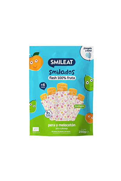 Smileat Παγωτό ροδάκινο και αχλάδι 250γρ, +6 μηνών,