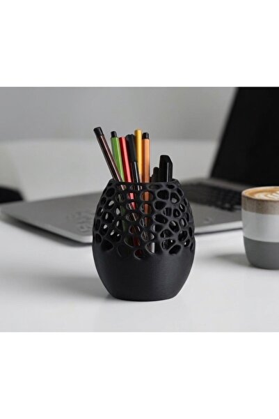 3D Baskı Desenli Kalemlik