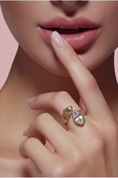 Monalisa Home Figured Special Design Stone Adjustable Ring
