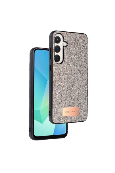 OEM Onegif Samsung Galaxy A26 Bright Glitter Cover - Gold