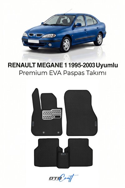 OTOCRAFT Renault Megane 1 (1995-2003) Araca Özel 3D Havuzlu Eva Paspas Tam Se...