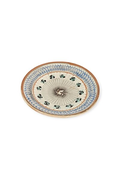 CERAMICA DE HOREZU Farfurie Tradițională Model 1922 D1C3 Multicoloră M4 22cm