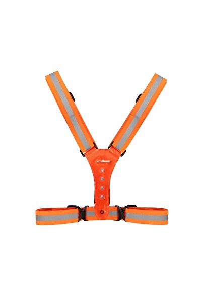 GymBeam Vestă sport reflectorizantă portocalie