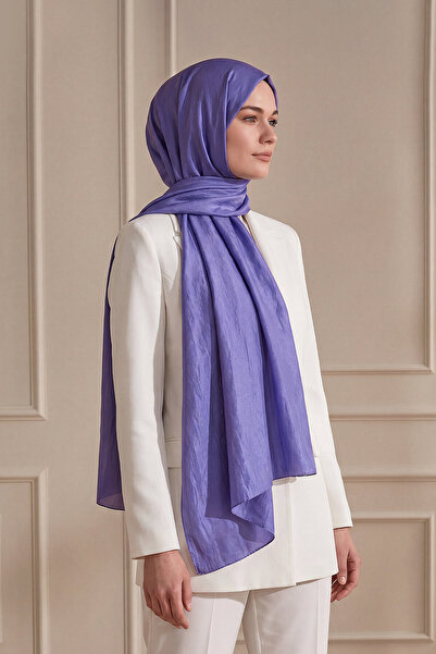 SilkTouch Purple Brissa Voile Shawl