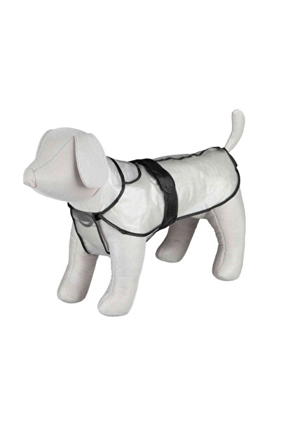 Trixie Nrzsnt Dog Raincoat m 50cm Transn Transparent (151817) with Black Piping